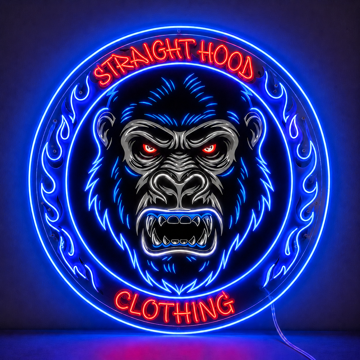STRAIGHT HOOD CLOTHING LLC Custom LED Neon Sign