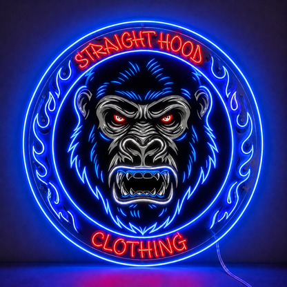 STRAIGHT HOOD CLOTHING LLC Custom LED Neon Sign