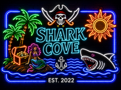 Shark Cove Custom Led Neon Sign Waterproof