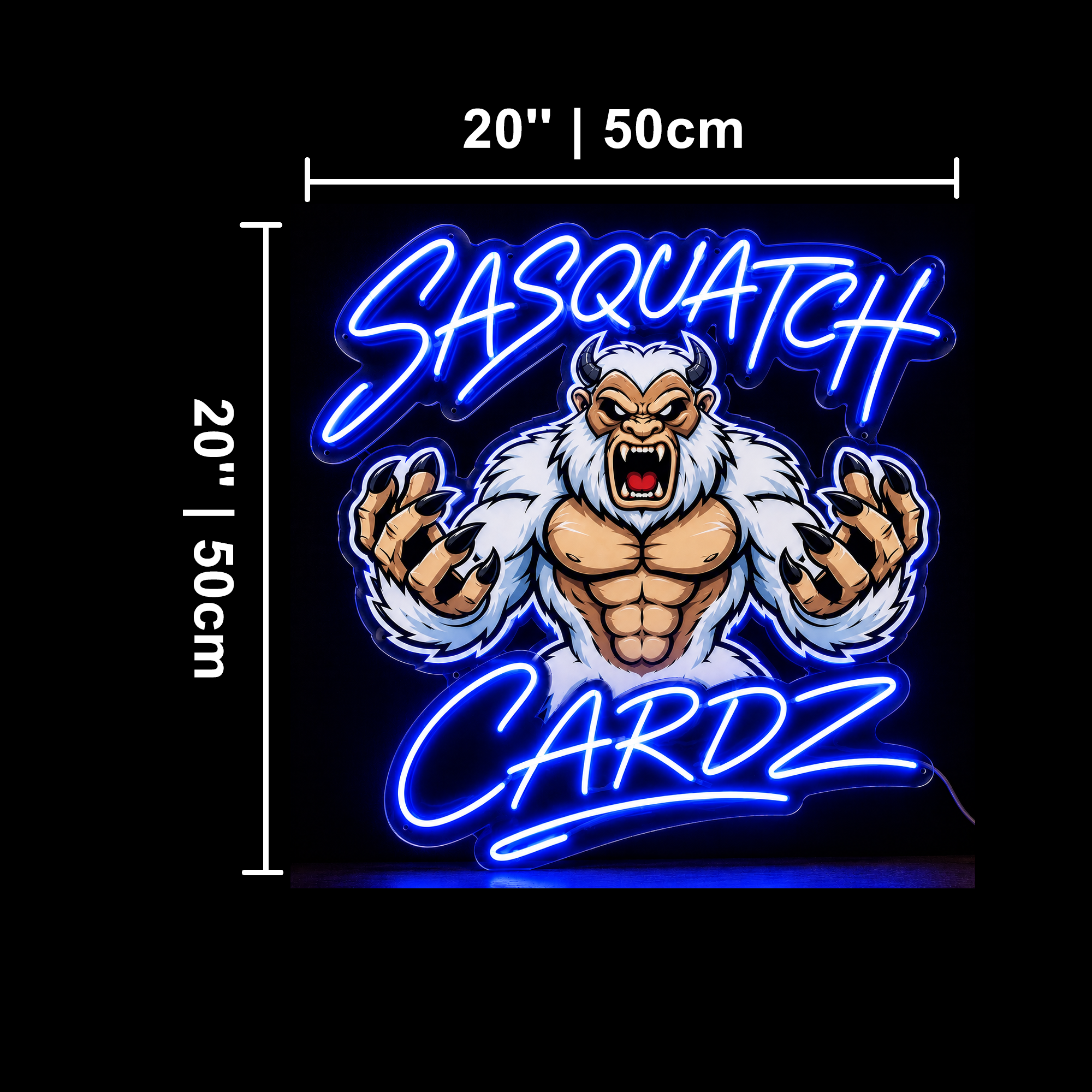 Sasuatch cardz Custom LED Neon Sign
