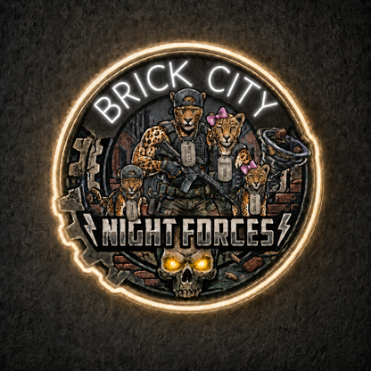 BRICK CITY Custom LED Neon Sign