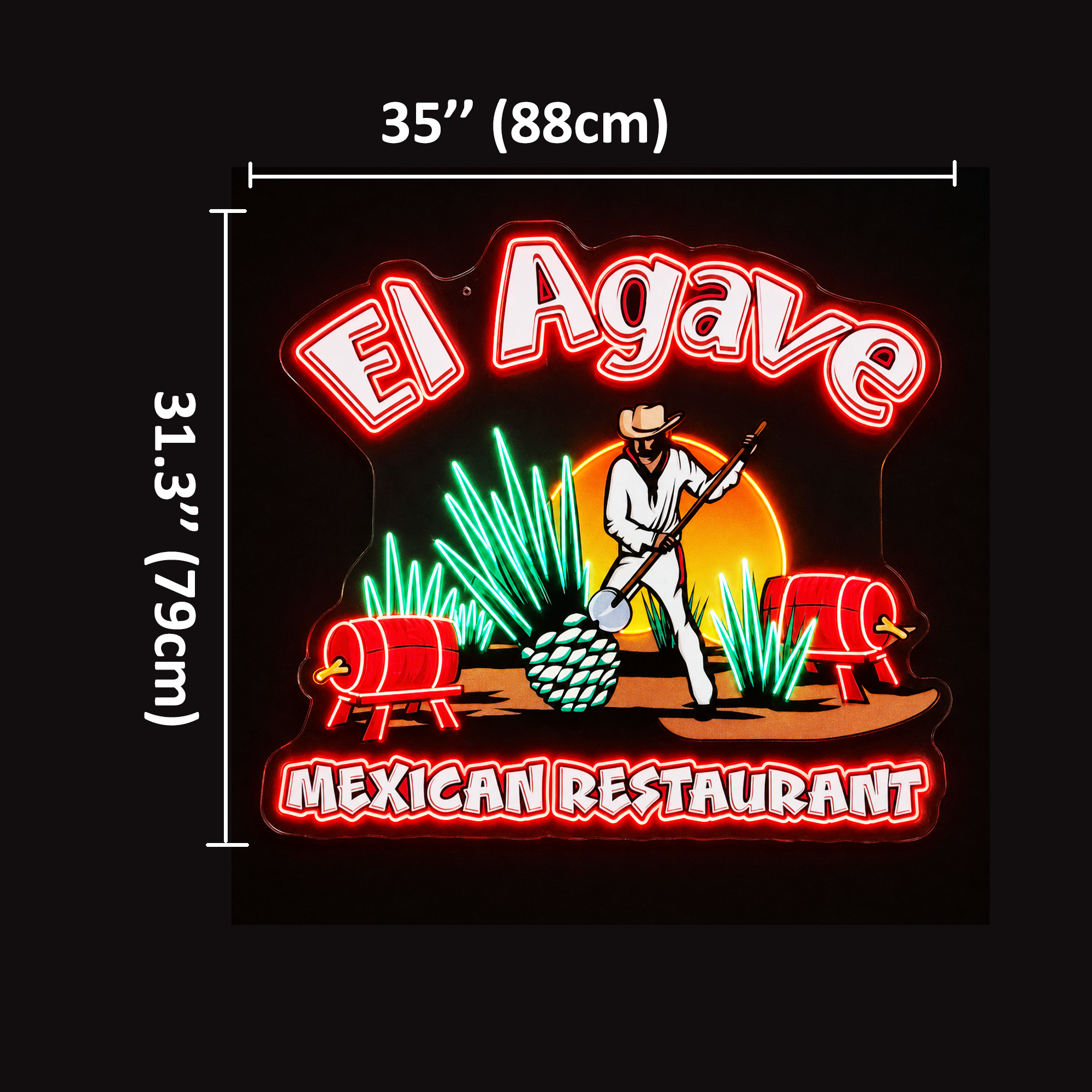 El Agave MEXICAN Custom LED Neon Sign