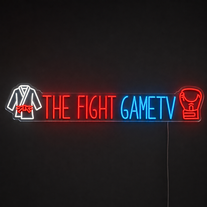 THE FIGHT GAMETV Custom LED Neon Sign