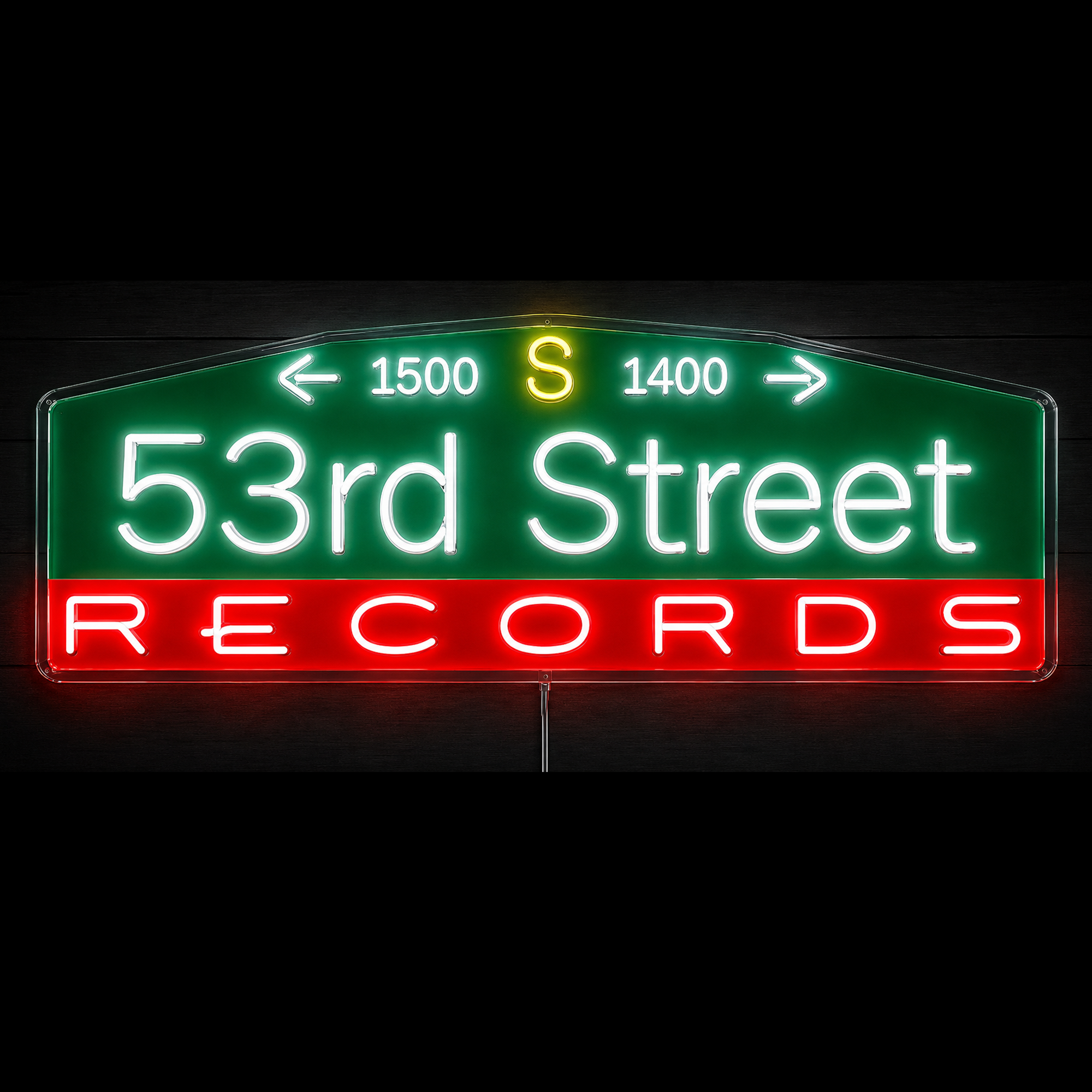 53rd Street RECORDS Custom LED Neon Sign