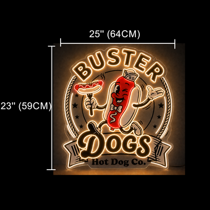 Buster Dogs Custom Led Neon Sign