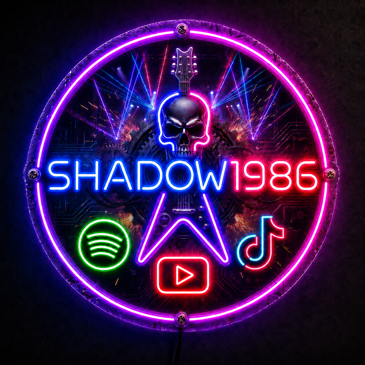 SHADOW 1986 Custom LED Neon Sign