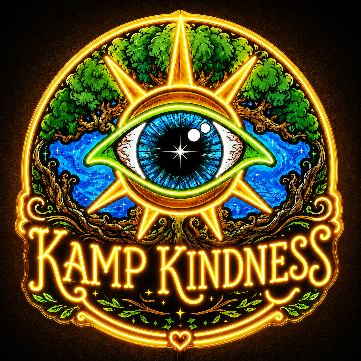 KAMP KINDNESS Custom LED Neon Sign