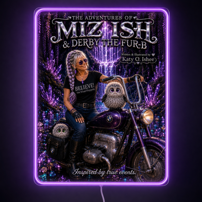 MIZ ISH Book signings Custom LED Neon Sign USB Power