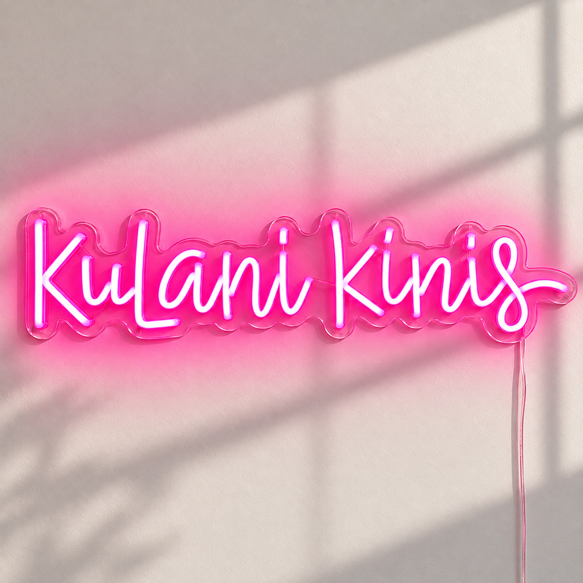 Custom Kulani Kinis's neon signs