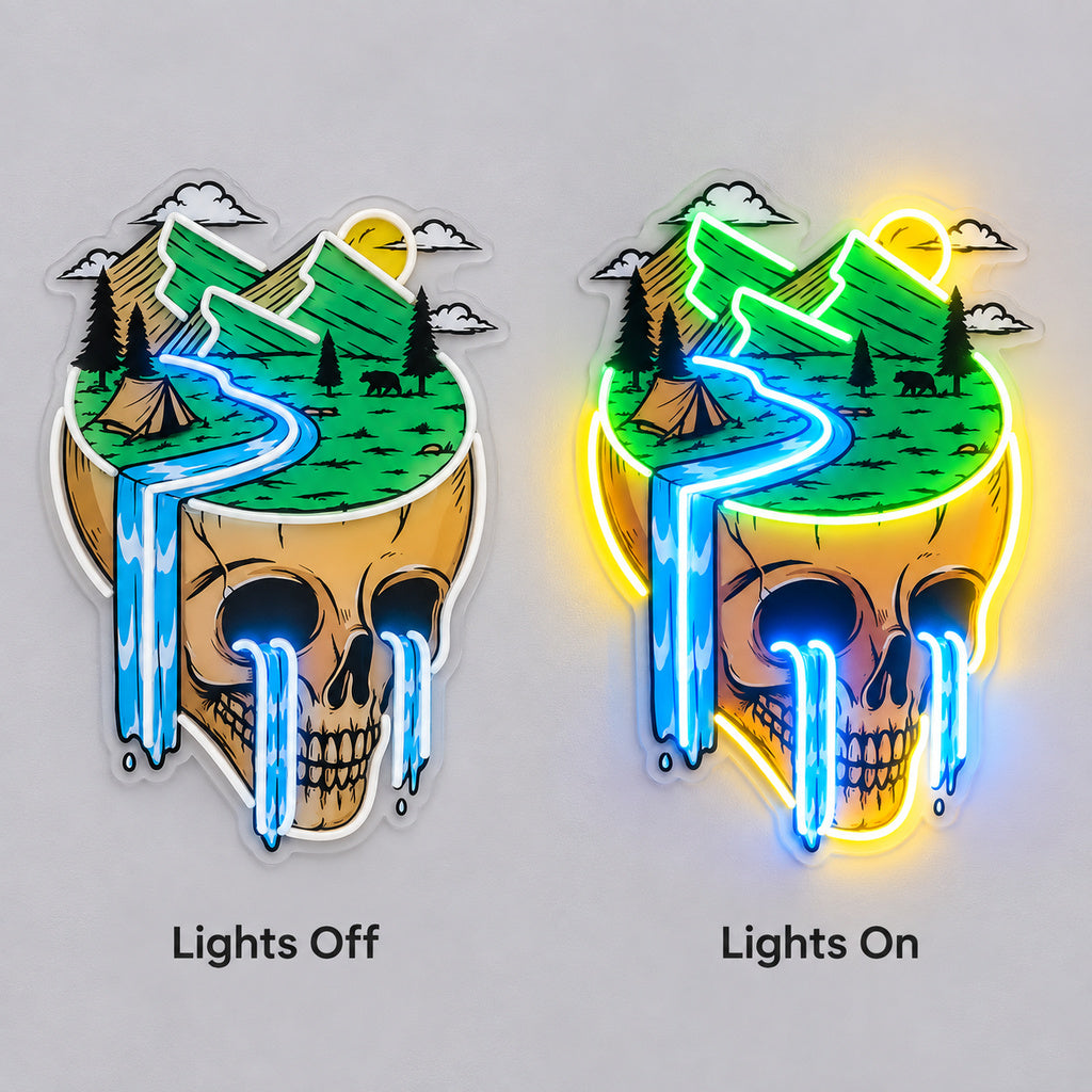 Landscape Skull LED Neon Sign image 3
