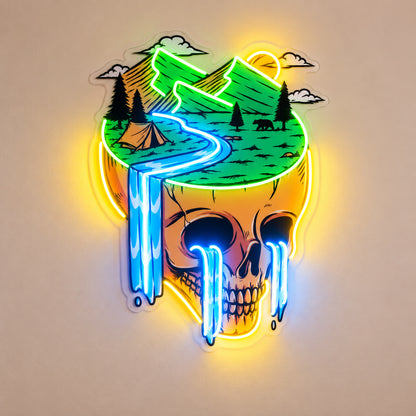 Landscape Skull LED Neon Sign image 6