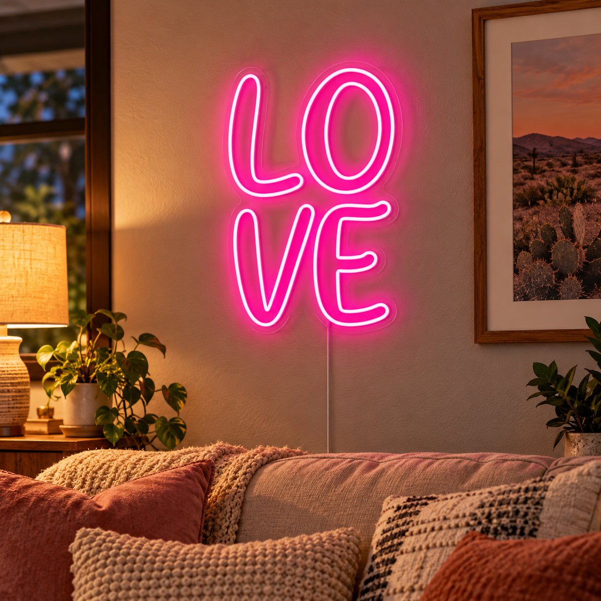 Love Stacked Wall Decor LED Neon Sign — image 03