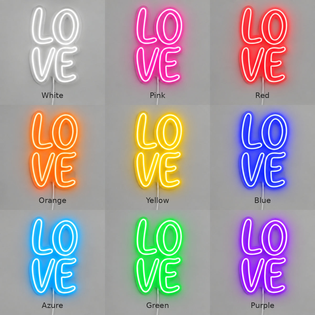 Love Stacked Wall Decor LED Neon Sign — image 04