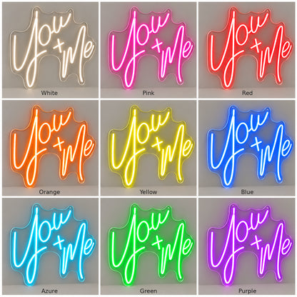 You And Me LED Neon Sign — image 04