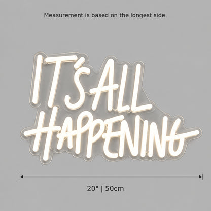 Its All Happening LED Neon Sign — image 05