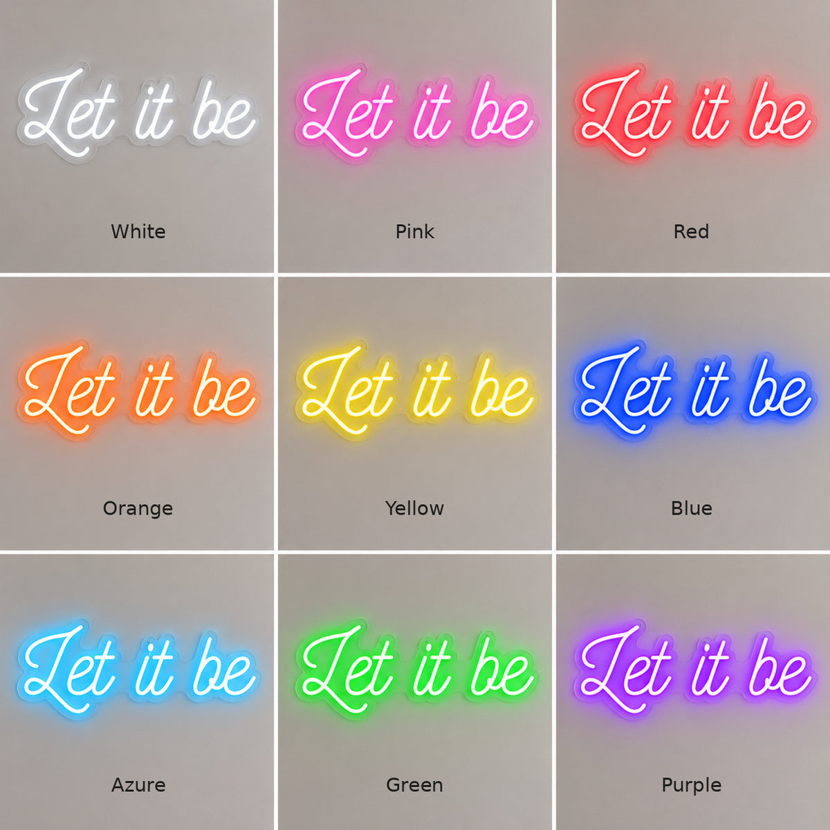 Let It Be LED Neon Sign — image 04