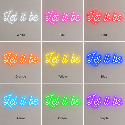 Let It Be LED Neon Sign — image 04