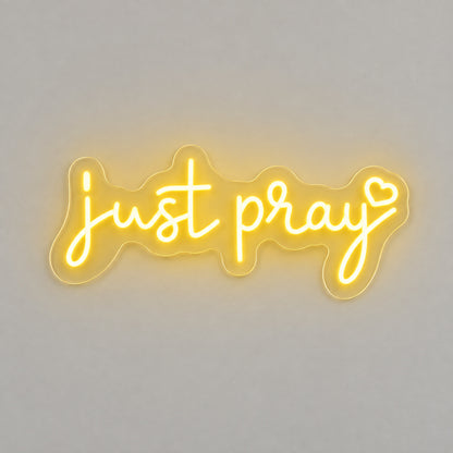 Just Pray LED Neon Sign — image 06
