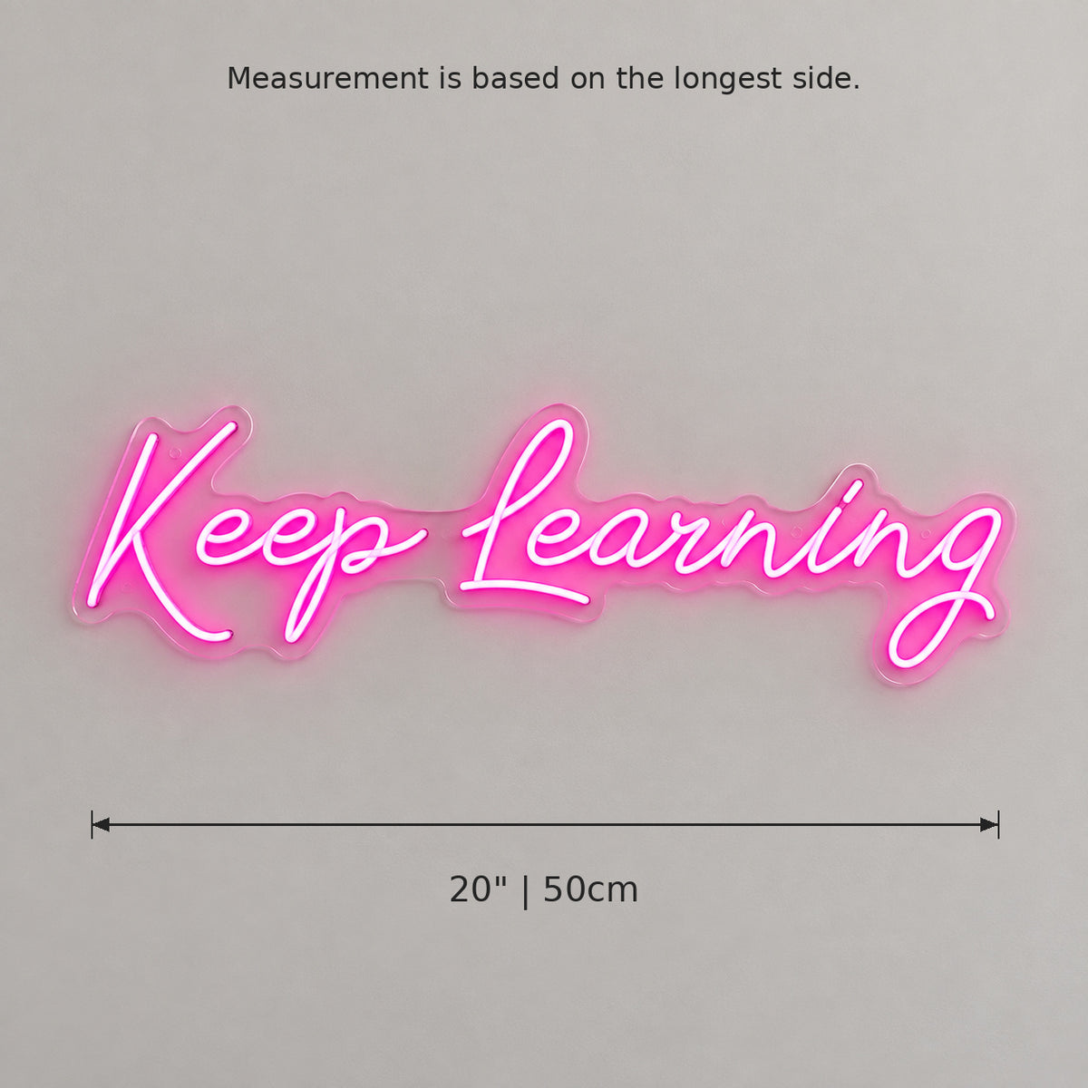 Keep Learning LED Neon Sign — image 05