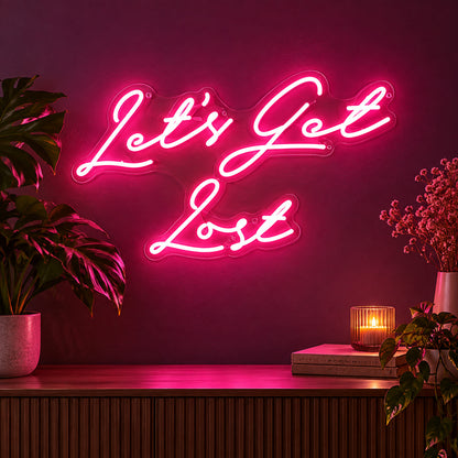 Lets Get Lost LED Neon Sign — image 01