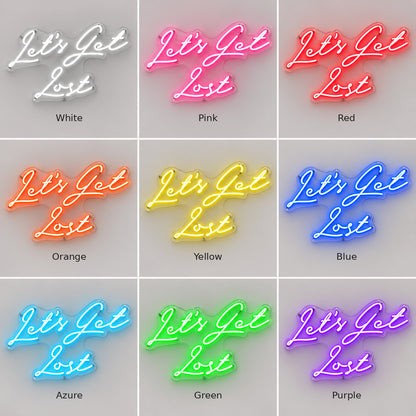 Lets Get Lost LED Neon Sign — image 04