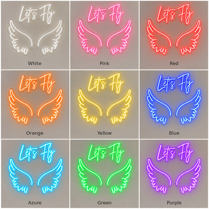 Lets Fly LED Neon Sign — image 04