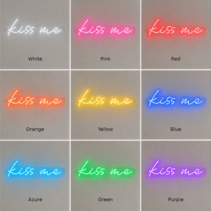 Kiss Me LED Neon Sign — image 04