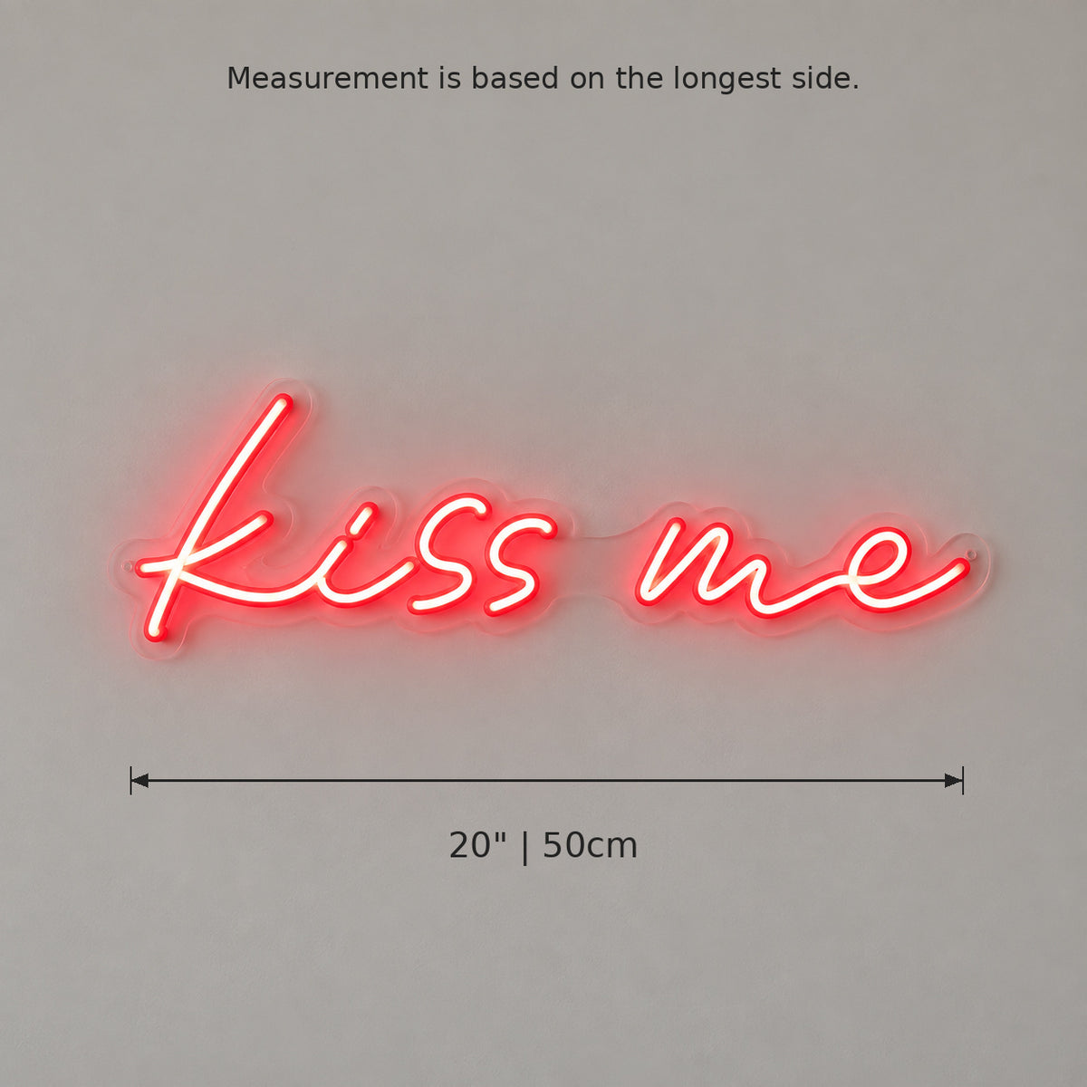 Kiss Me LED Neon Sign — image 05