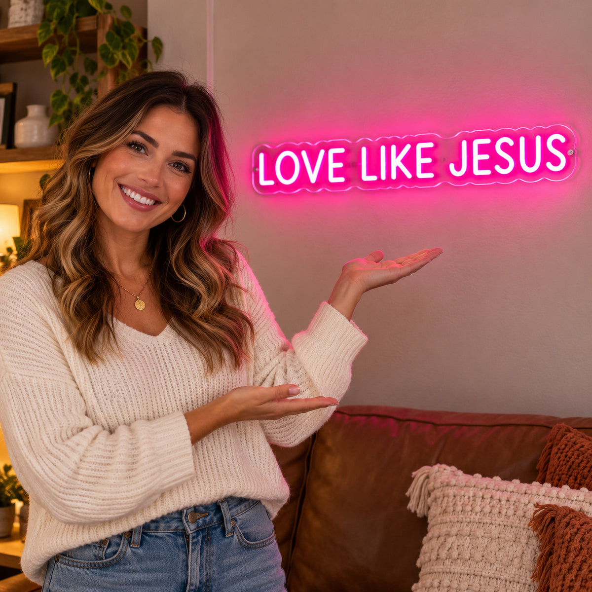 Love Like Jesus LED Neon Sign — image 02
