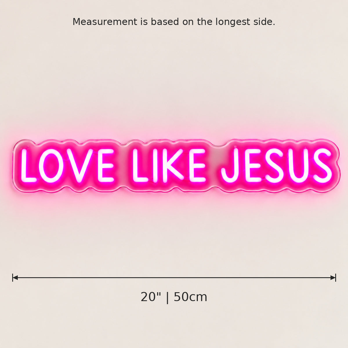 Love Like Jesus LED Neon Sign — image 05