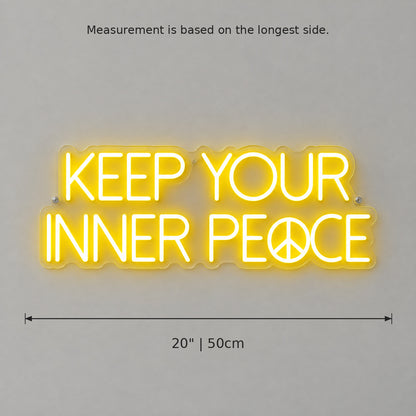 Keep Your Inner Peace LED Neon Sign — image 05