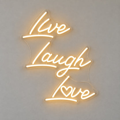 Live Laugh Love LED Neon Sign GARAGE LED NEON SIGN — image 06