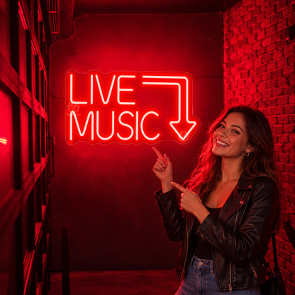 Live Music LED Neon Sign — image 02