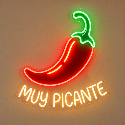 Muy Picante Pepper LED Neon Sign image 6