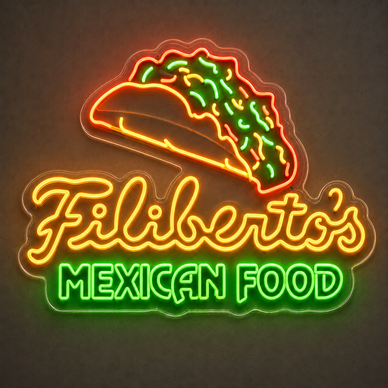 Filiberto's MEXICAN FOOD Custom LED Neon Sign