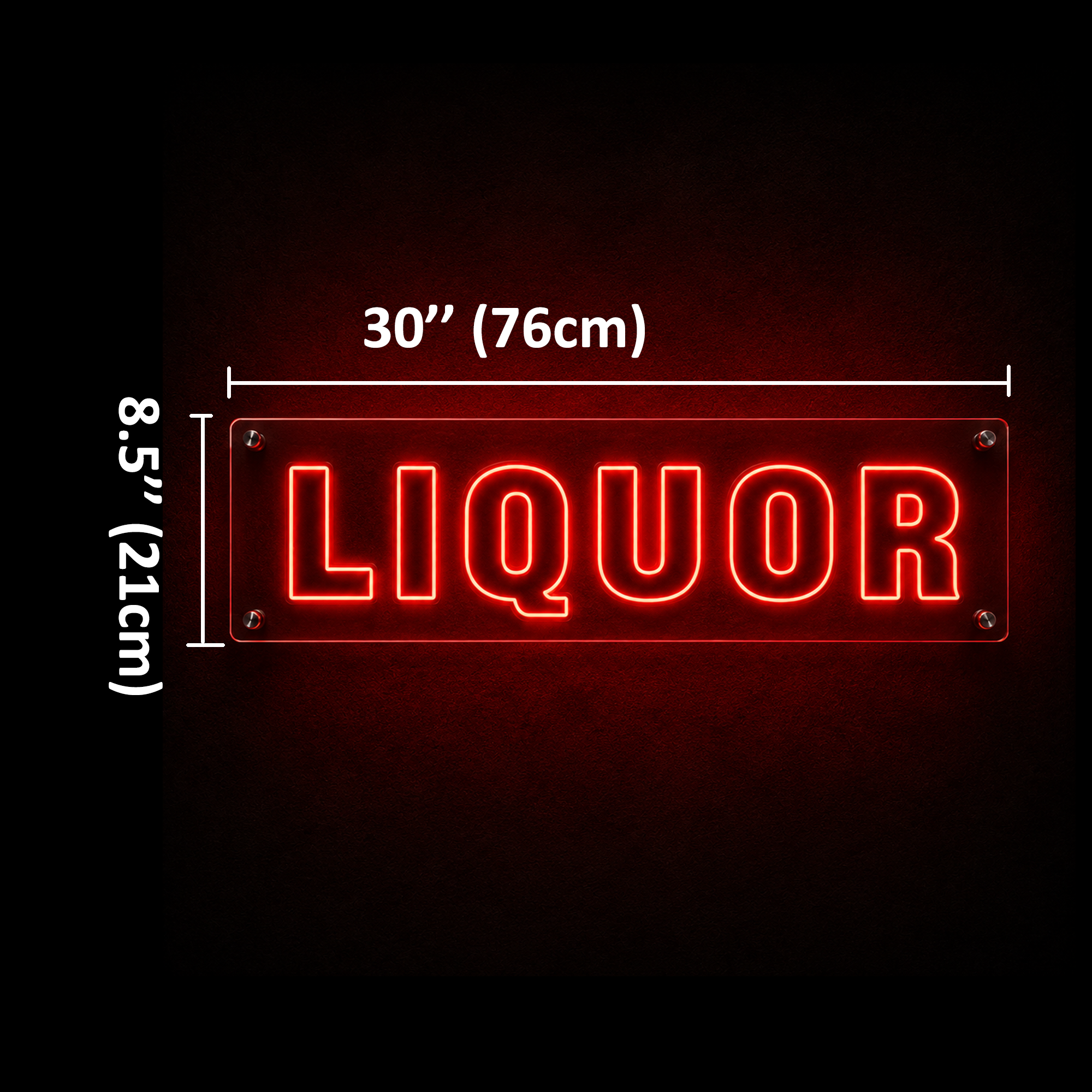 LIQUOR Custom LED Neon Sign