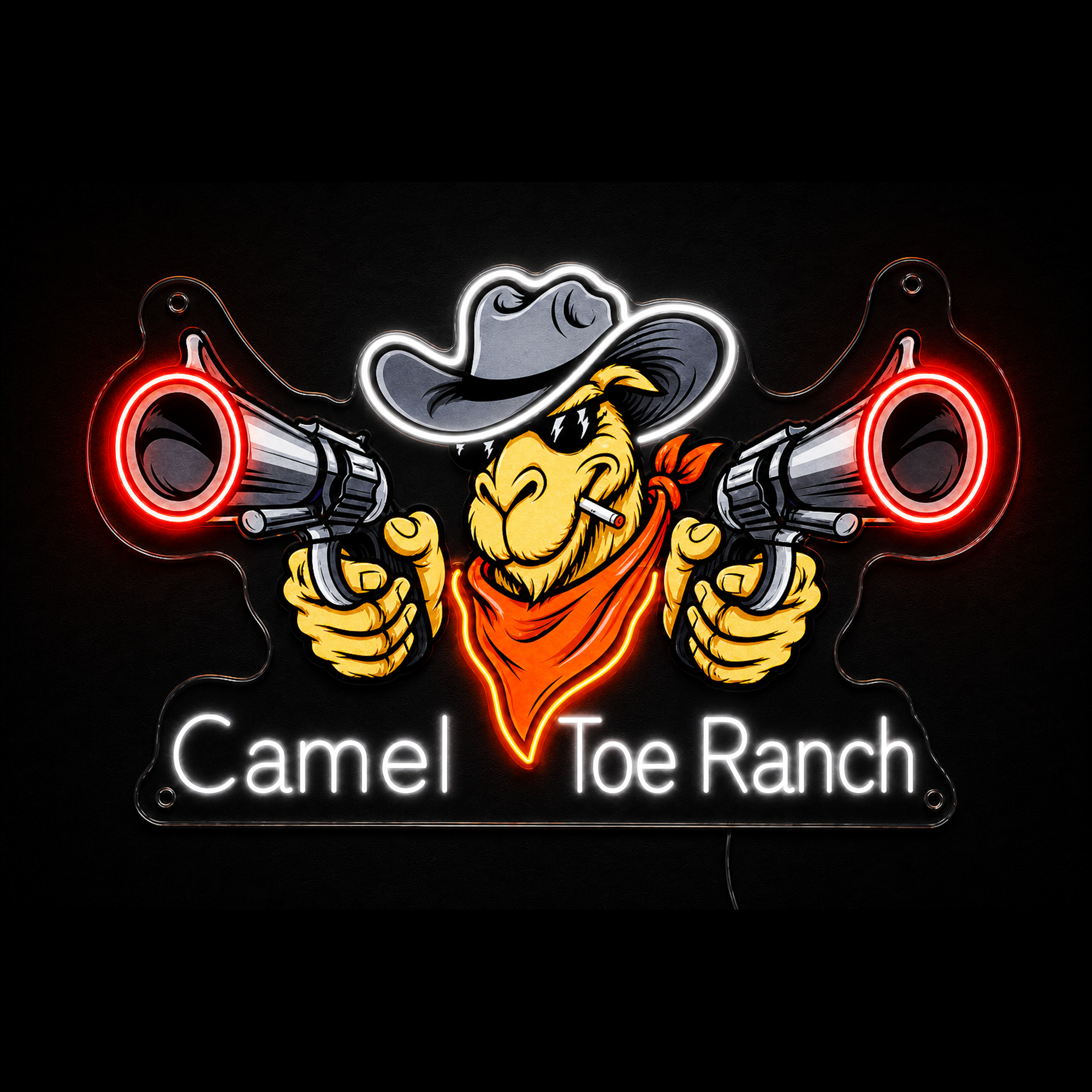 Camel Toe Ranch Custom LED Neon Sign
