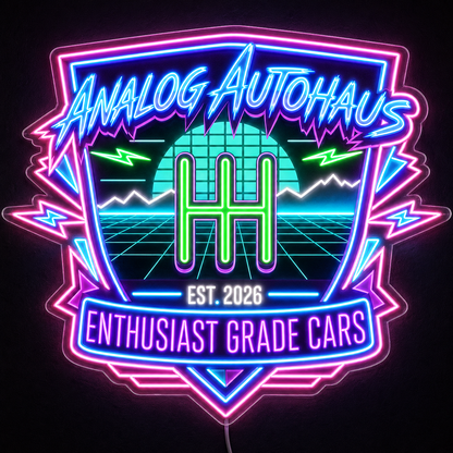ANALOG AUTOHAUS Custom LED Neon Sign