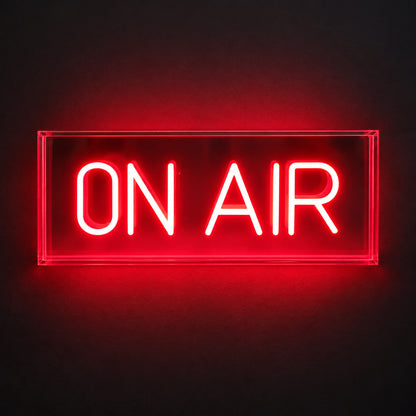On Air Red Acrylic LED Neon Sign image 1