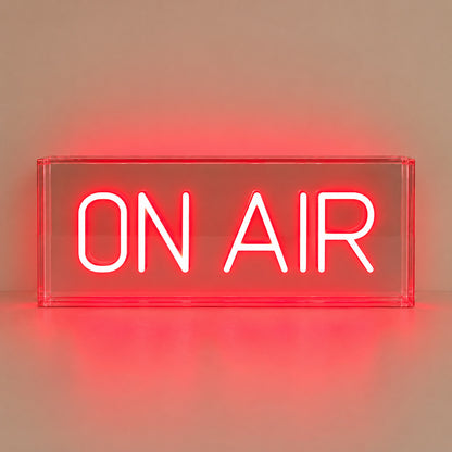 On Air Red Acrylic LED Neon Sign image 6