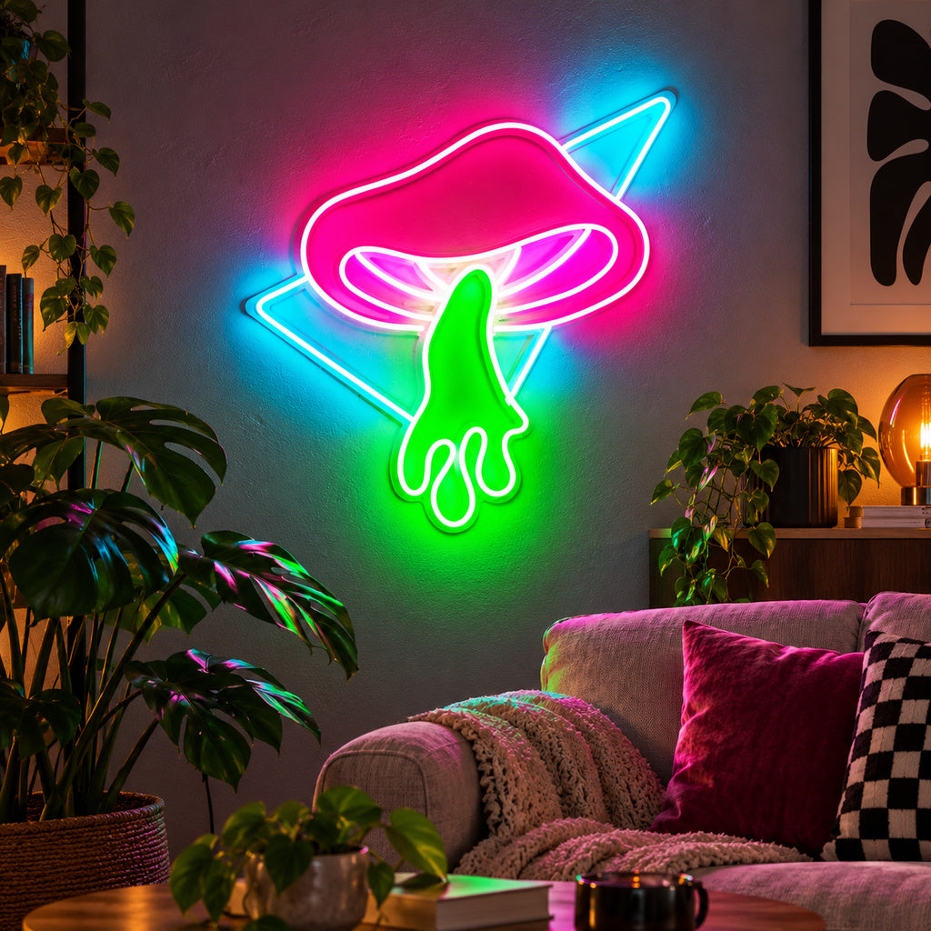 Psychedelic Mushroom LED Neon Sign image 2