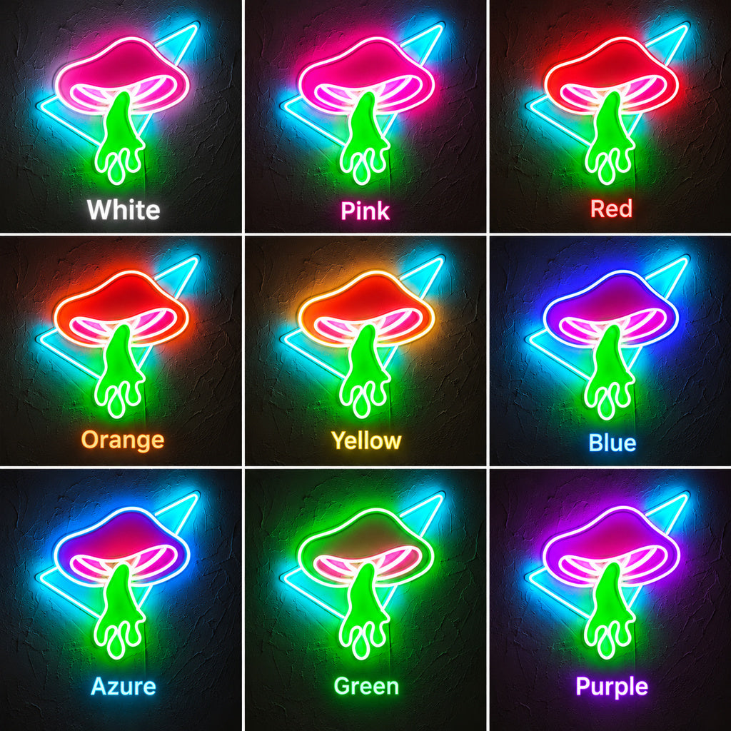 Psychedelic Mushroom LED Neon Sign image 4