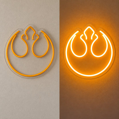 Rebel Alliance Emblem LED Neon Sign image 3