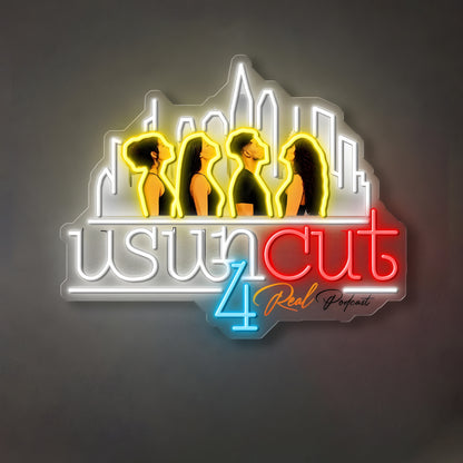 USUN CUT 4 Real Podcast Custom Led Neon Sign