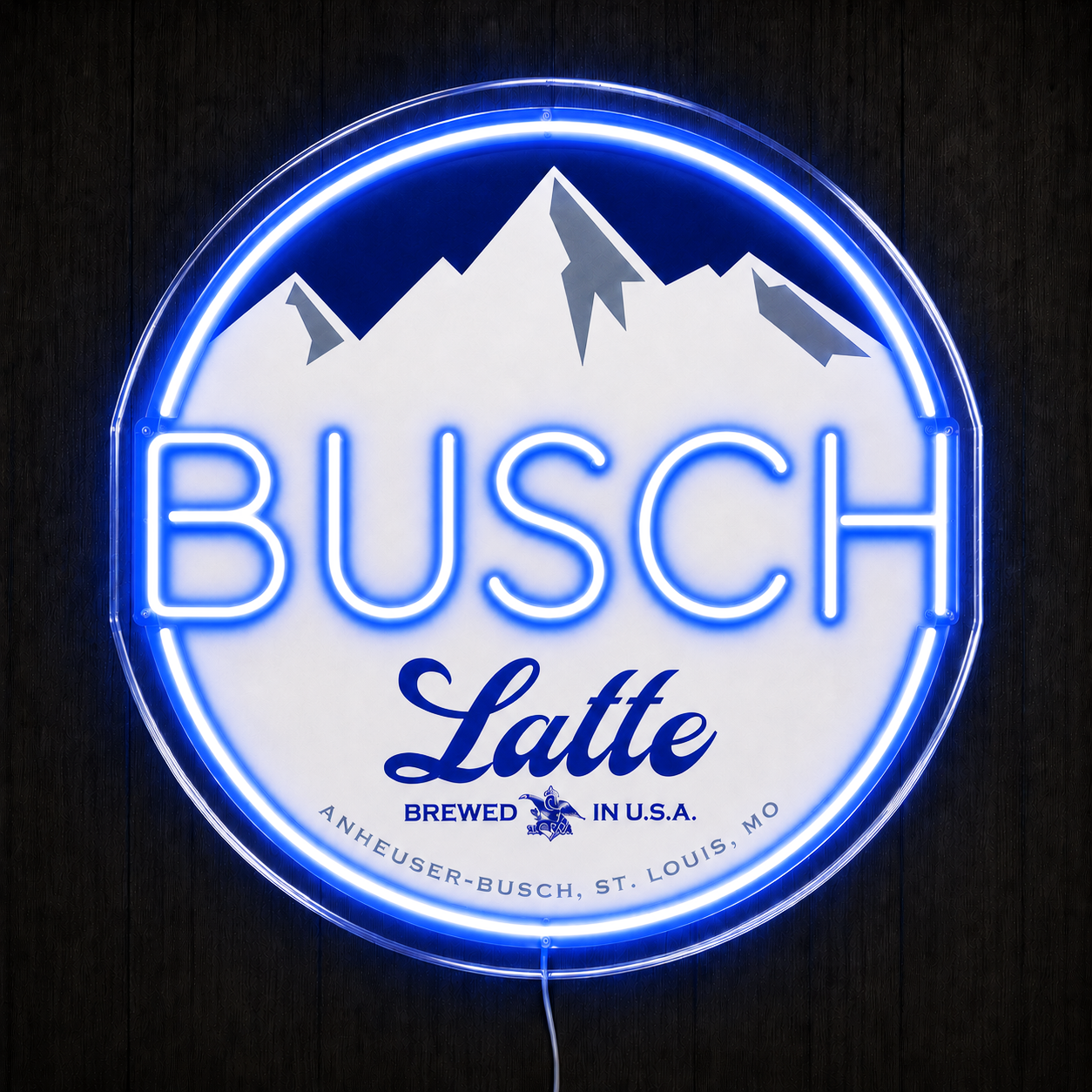 BUSCH Latte Custom LED Neon Sign