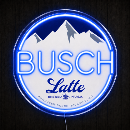 BUSCH Latte Custom LED Neon Sign