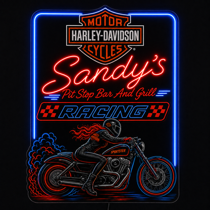 Sandy's Racing Custom LED Neon Sign