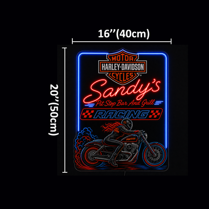 Sandy's Racing Custom LED Neon Sign