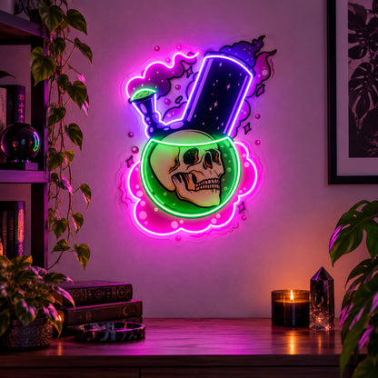Skull Potion Bottle LED Neon Sign image 2