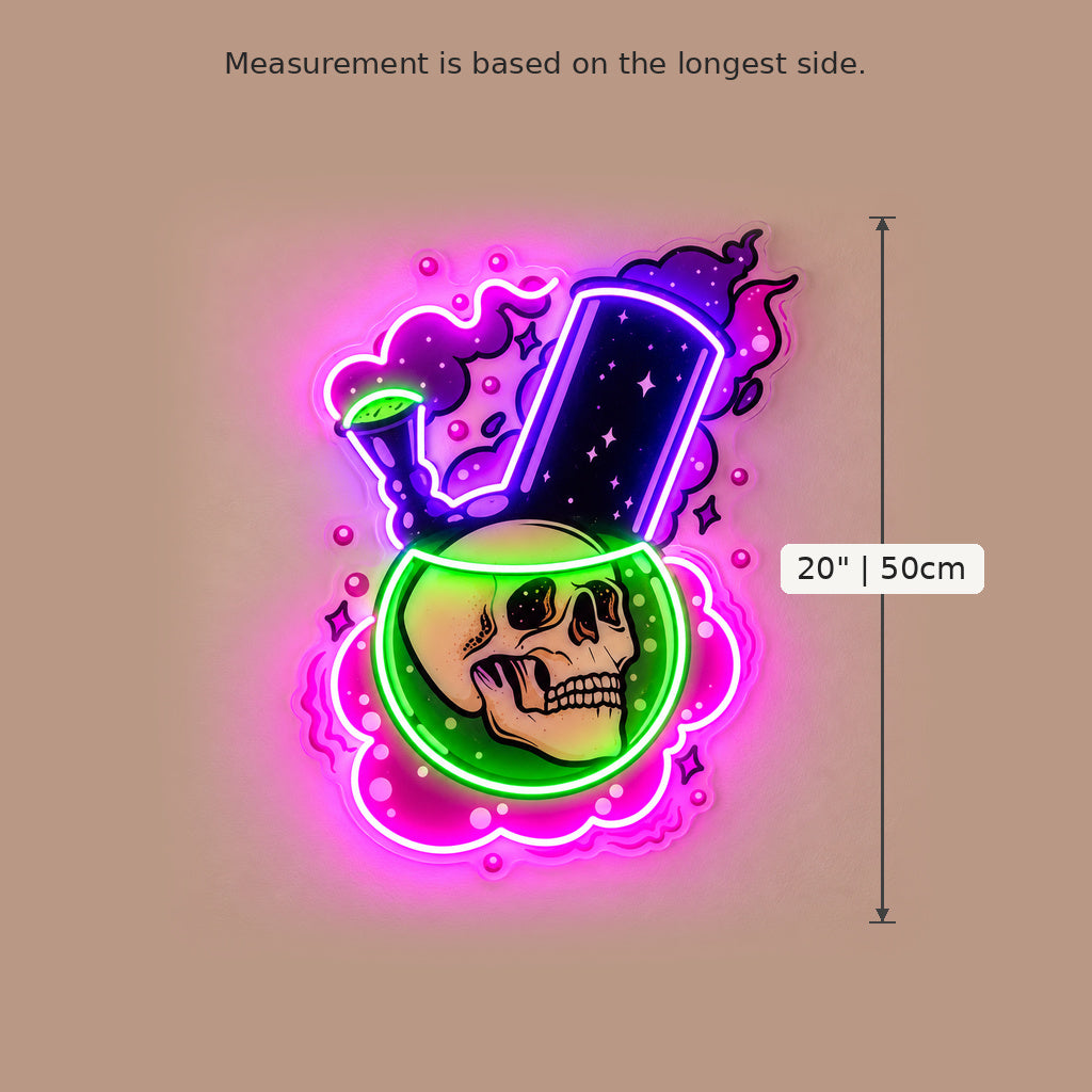 Skull Potion Bottle LED Neon Sign image 5